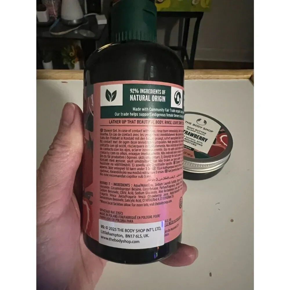 The Body Shop Strawberry Shower Gel & Body Butter - brand new
